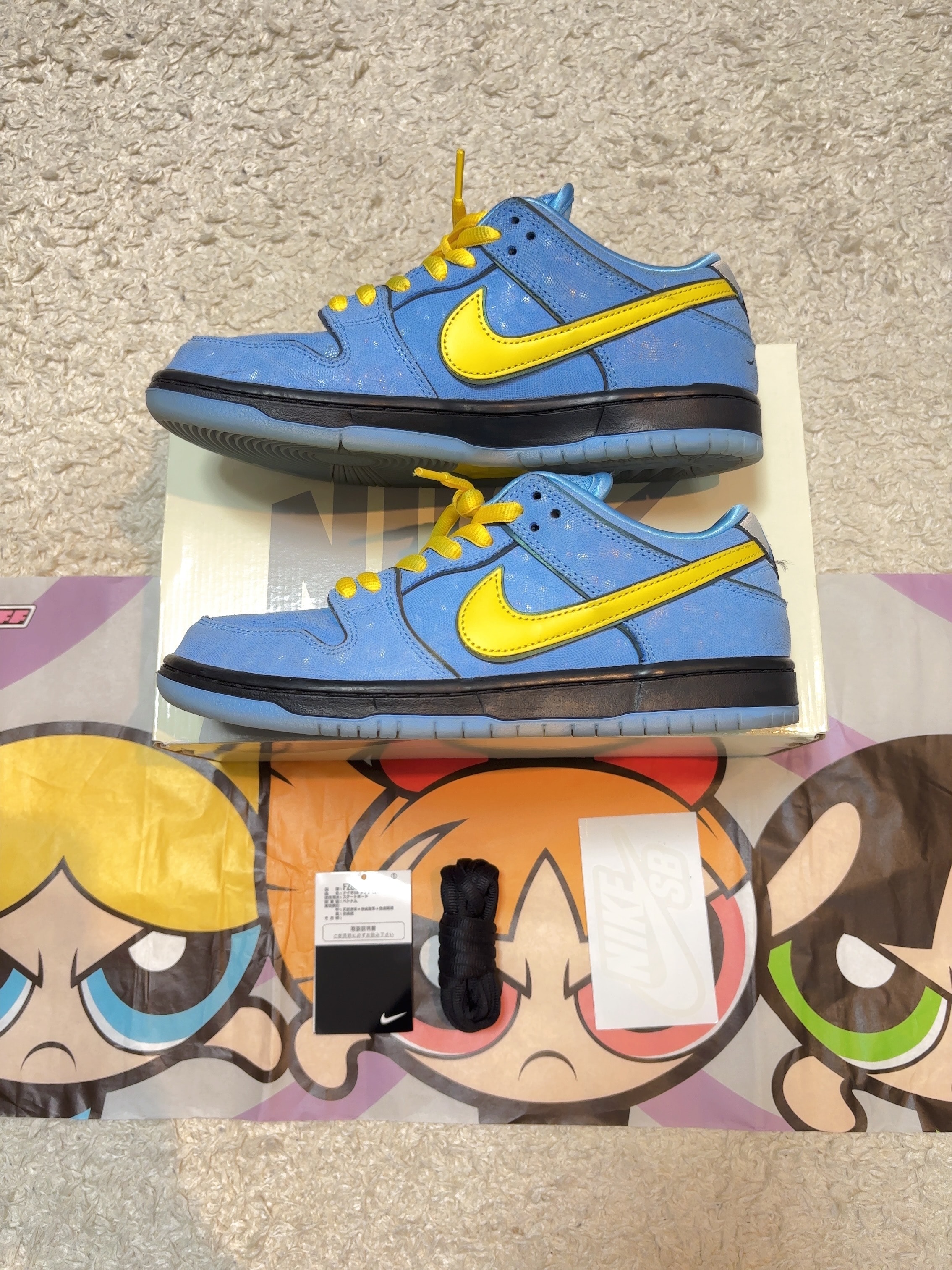 The Powerpuff Girls × Nike SB Dunk Low Pro QS "Bubbles"