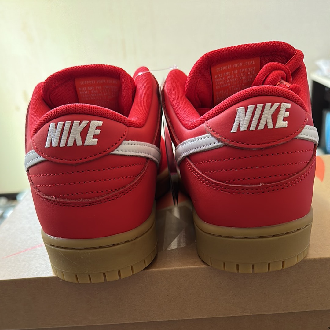 Nike SB Dunk Low Pro ISO Orange Label "University Red Gum"