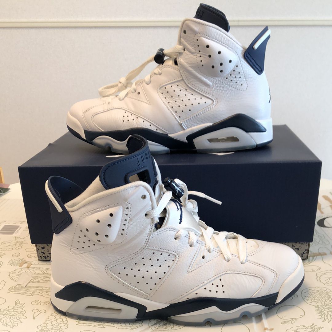 NIKE AIR JORDAN 6 RETRO MIDNIGHT NAVY