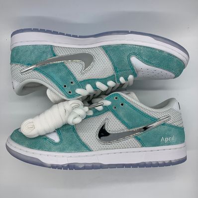 APRIL SKATEBOARDS × Nike SB Dunk Low Pro QS "White and Multi-Color"