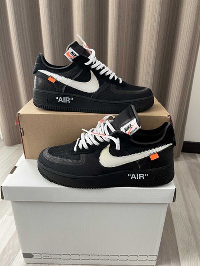 Off-White × Nike Air Force 1 Low "Black"