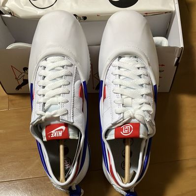 CLOT × Nike Cortez "White and Game Royal"