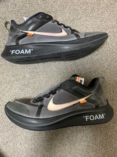 Off-White × Nike Zoom Fly "Black"