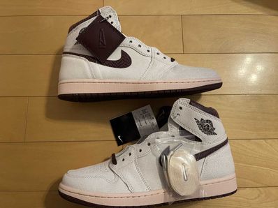 A Ma Maniere × Nike Air Jordan 1 Retro High OG "Sail and Burgundy"