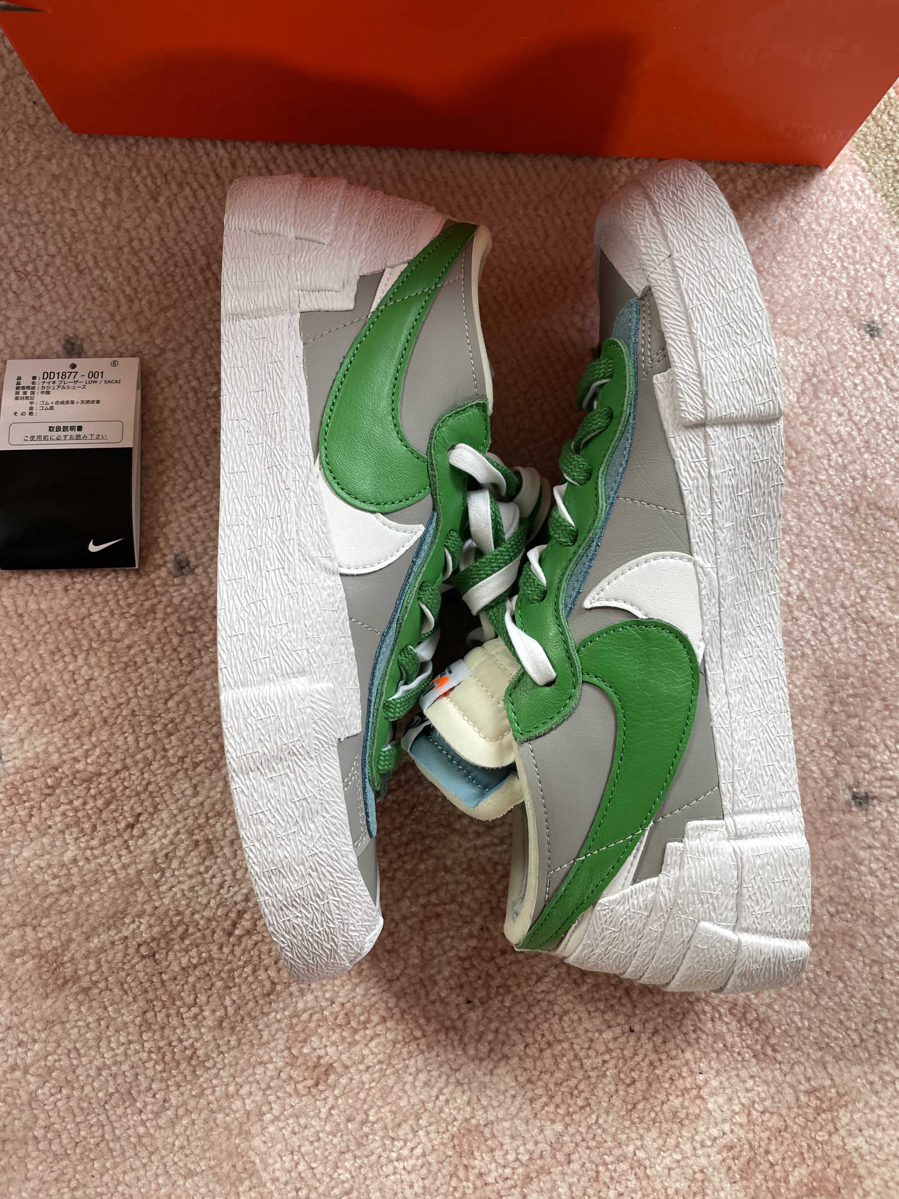 sacai × Nike Blazer Low "Classic Green"