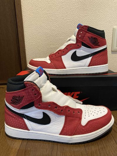 Spiderman × Nike Air Jordan 1 Origin Story "Gym Red/White/Photo Blue/Black"