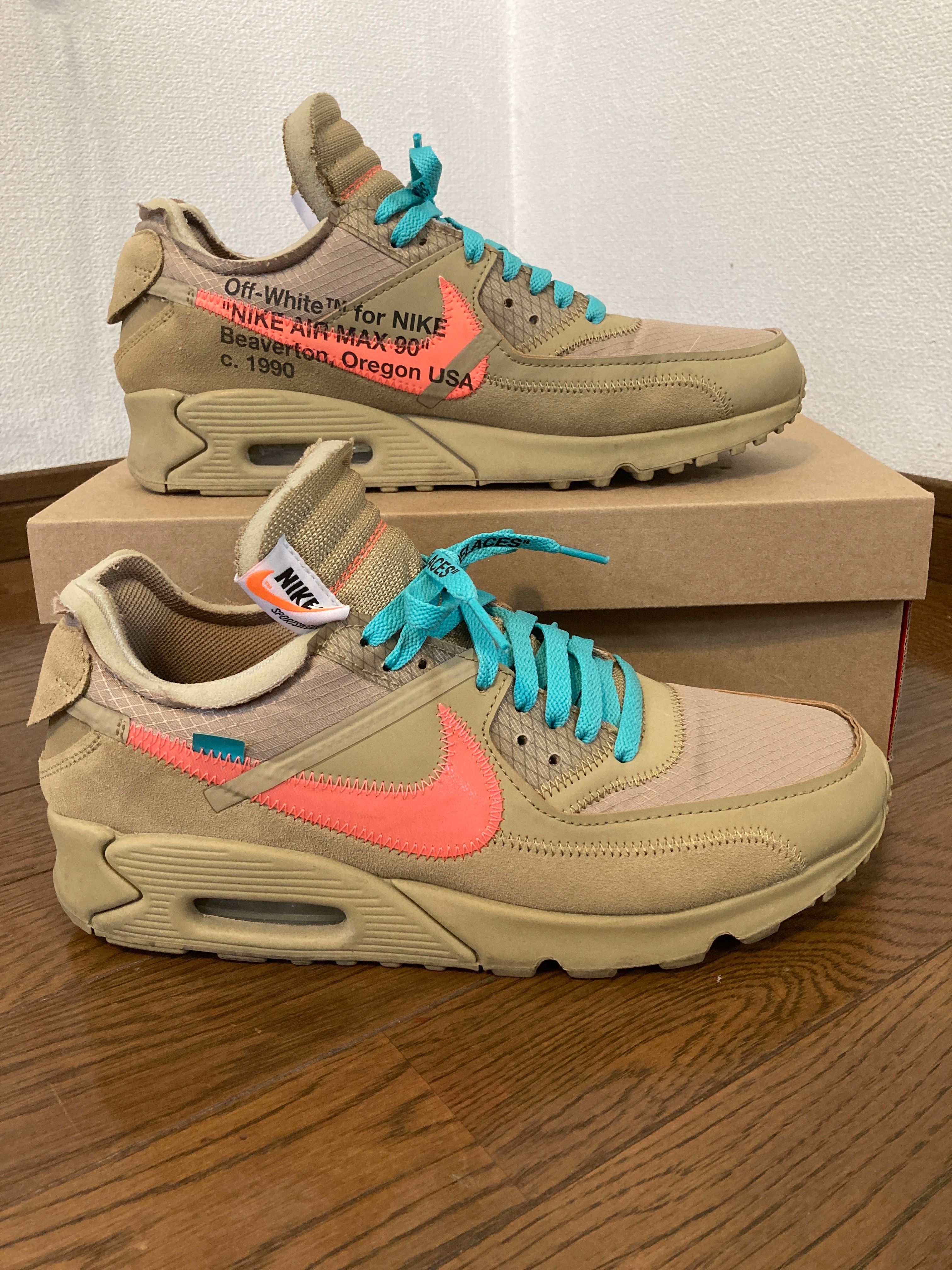 Off-White × Nike Air Max 90 "Desert Ore"