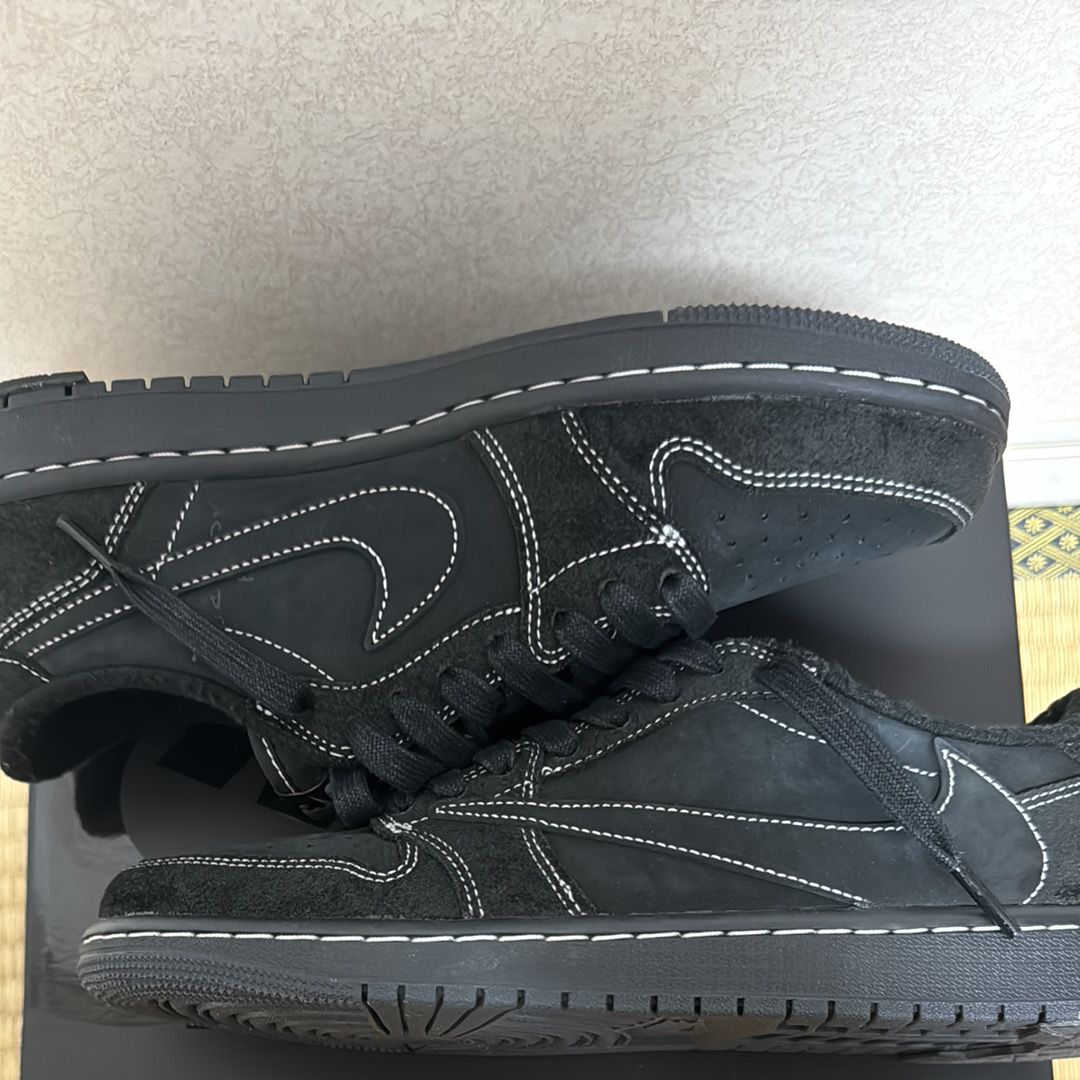 Travis Scott × Nike Air Jordan 1 Low OG SP "Black Phantom"