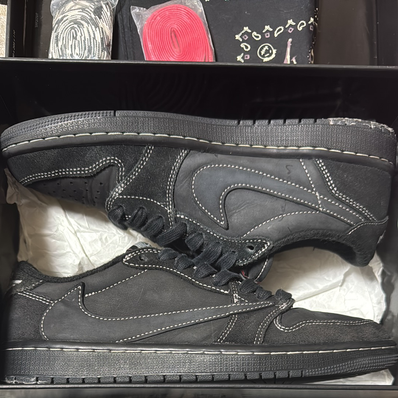 Travis Scott × Nike Air Jordan 1 Low OG SP "Black Phantom"