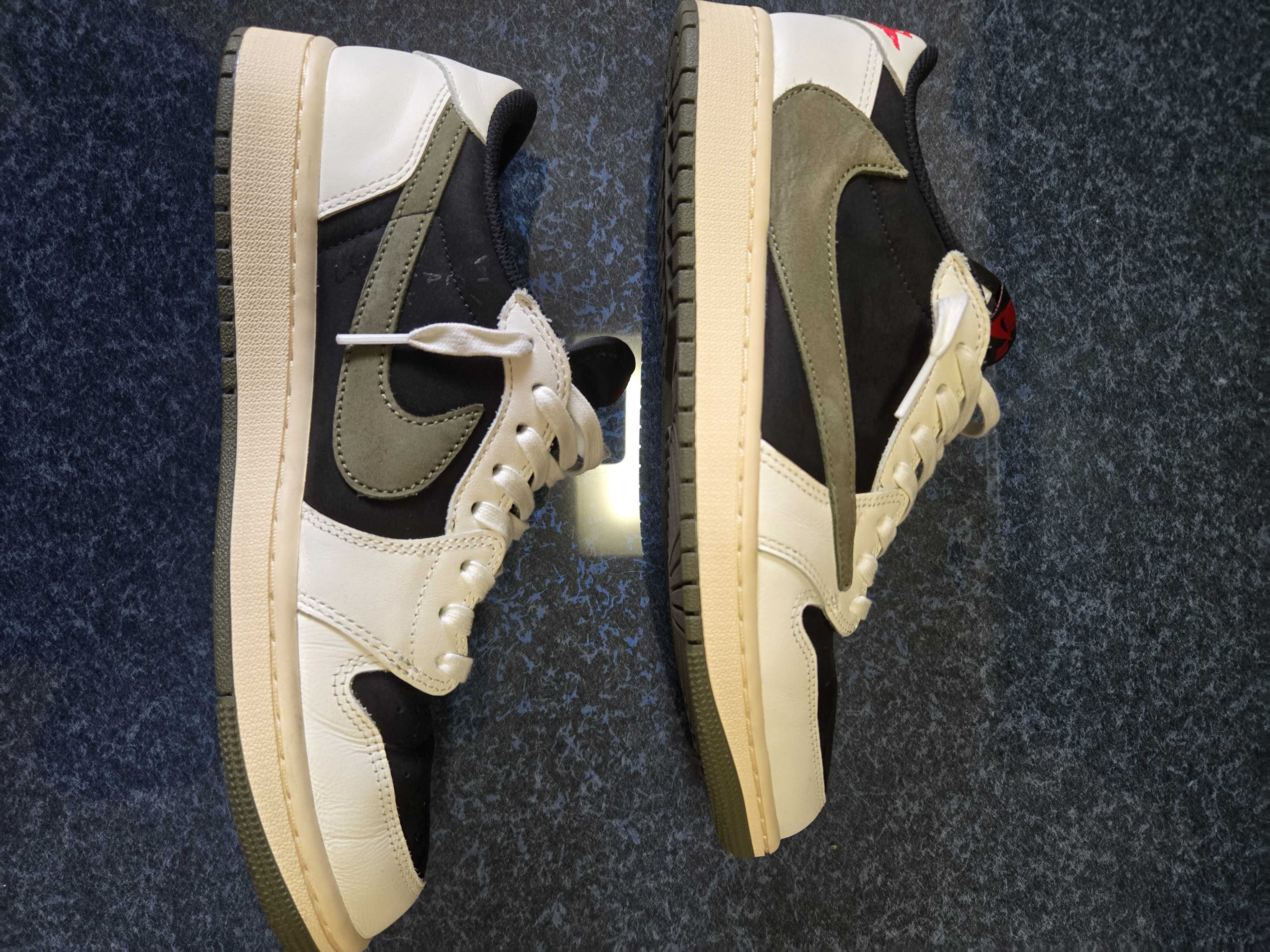 Travis Scott × Nike Women's Air Jordan 1 Low OG "Medium Olive"