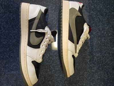 Travis Scott × Nike Women's Air Jordan 1 Low OG "Medium Olive"