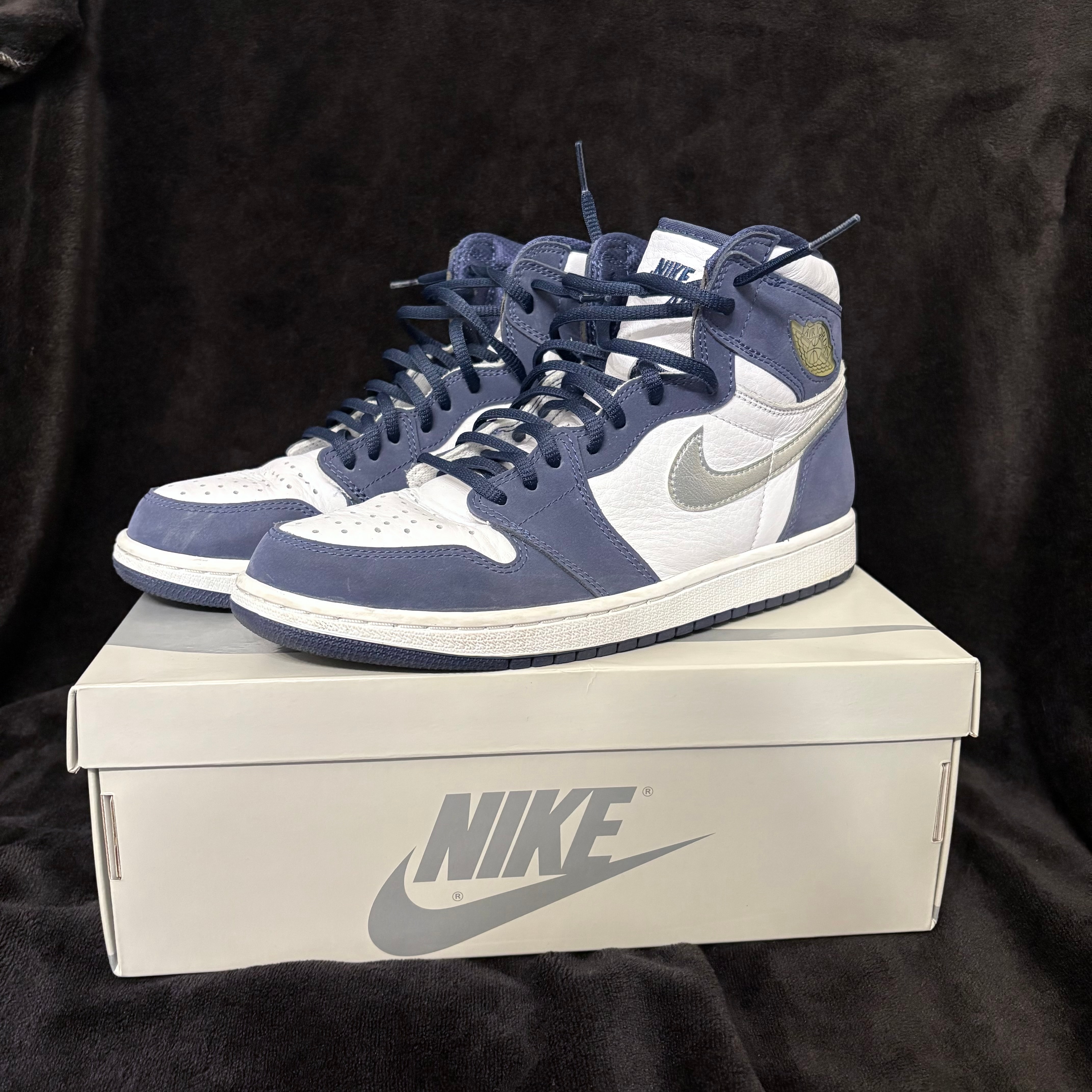 Nike Air Jordan 1 High OG CO.JP "White/Midnight Navy" (2020) (Standard Box)