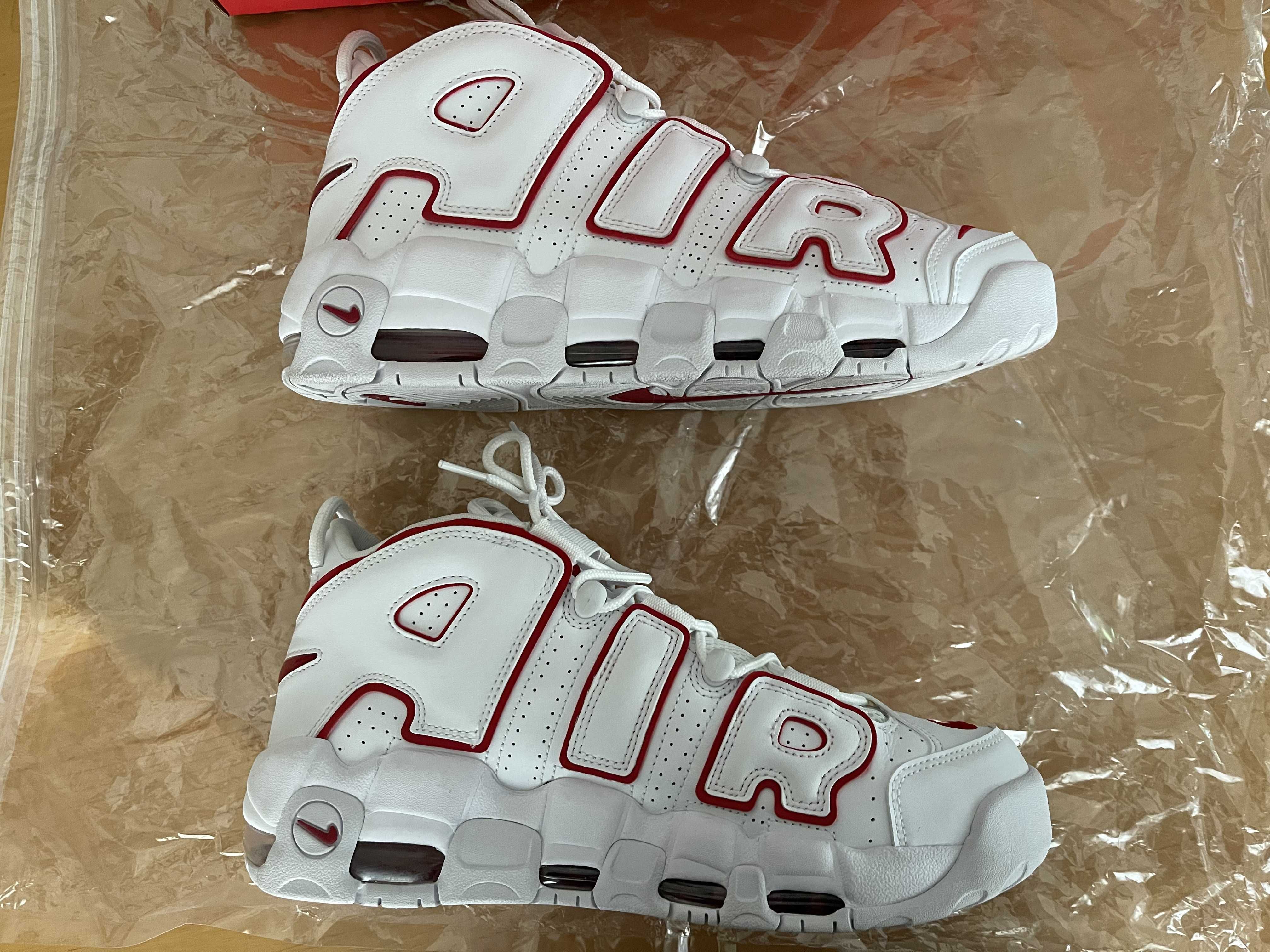 NIKE AIR MORE UPTEMPO "WHITE/VARSITY RED" (2018)