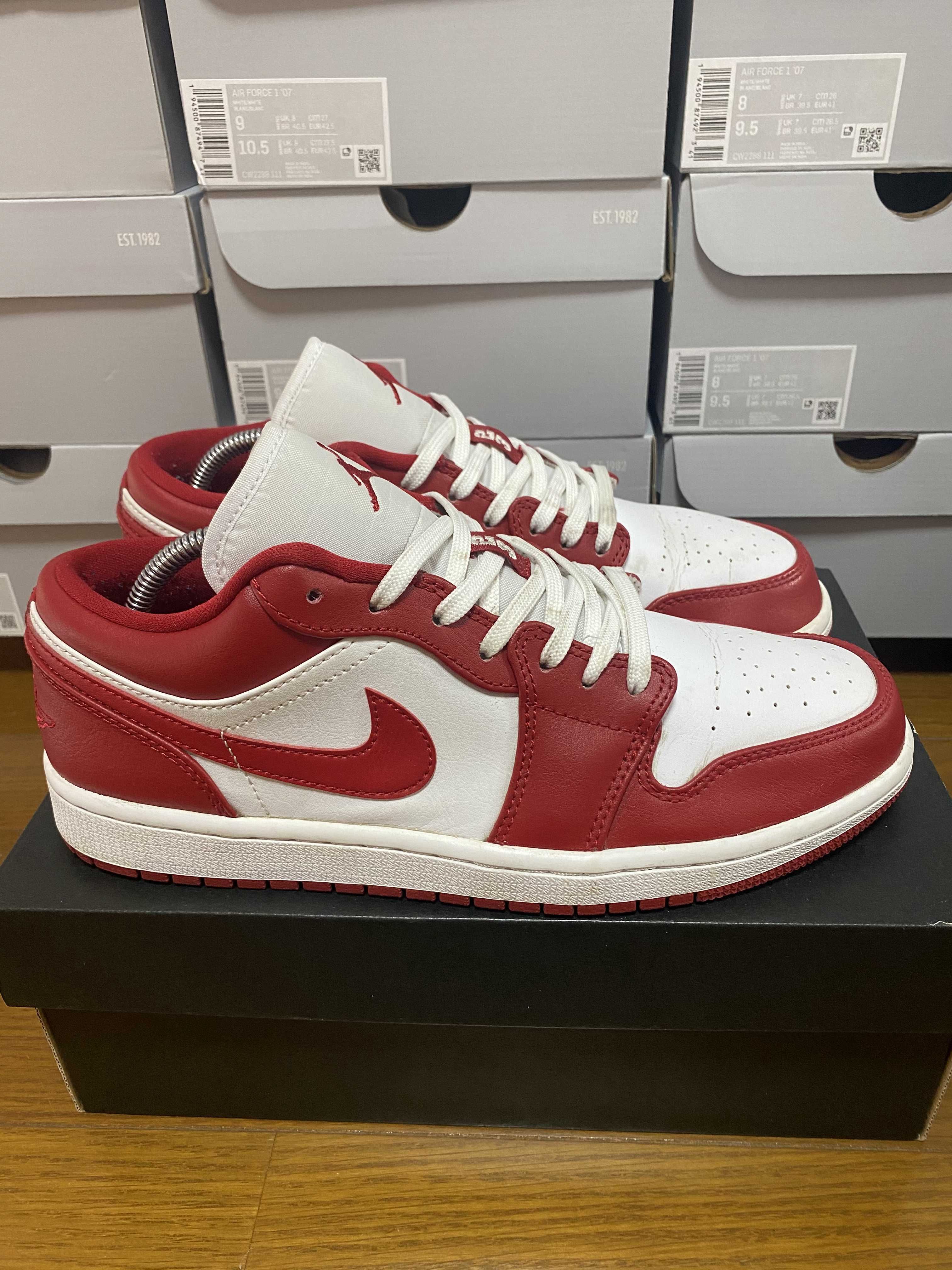 Nike Air Jordan 1 Low "Gym Red/White"