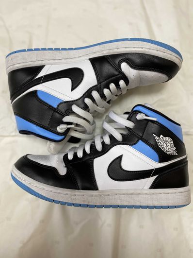Nike Women's Air Jordan 1 Mid "Black/University Blue"