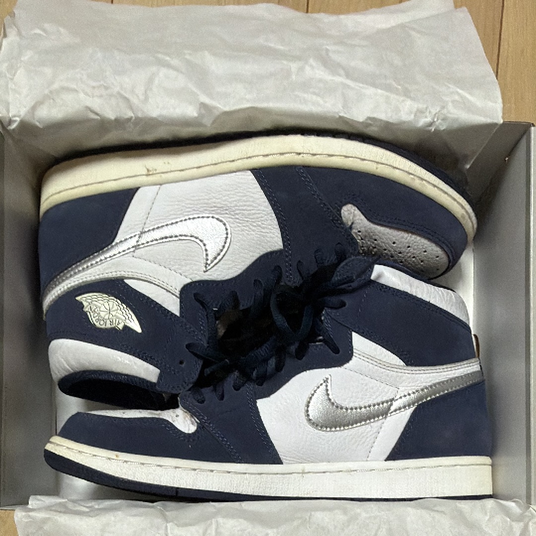 Nike Air Jordan 1 High OG CO.JP "White/Midnight Navy" (2020)(ブリーフケースなし)