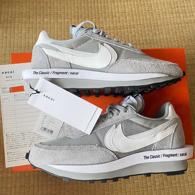 Fragment × sacai × Nike LD Waffle "Light Smoke Grey"