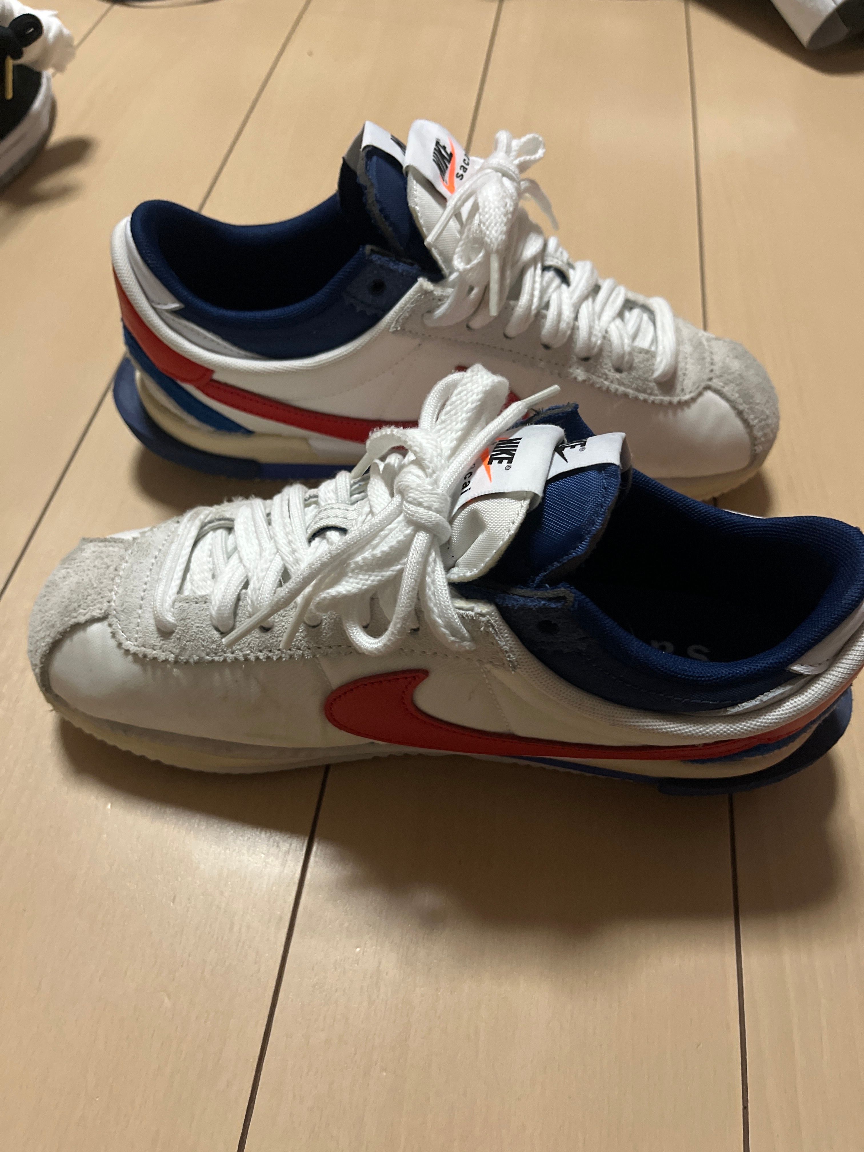 sacai × Nike Zoom Cortez "White and University Red"