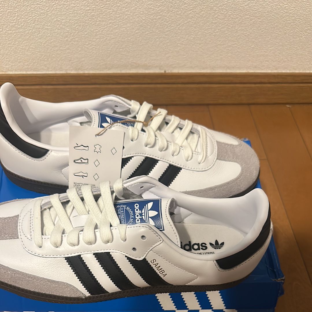 adidas Samba OG "Cloud White/Core Black/Clear Granite"