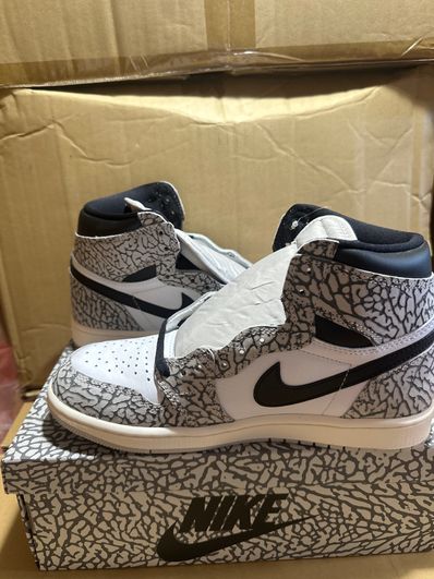 Nike Air Jordan 1 High OG "White Cement/Safari"