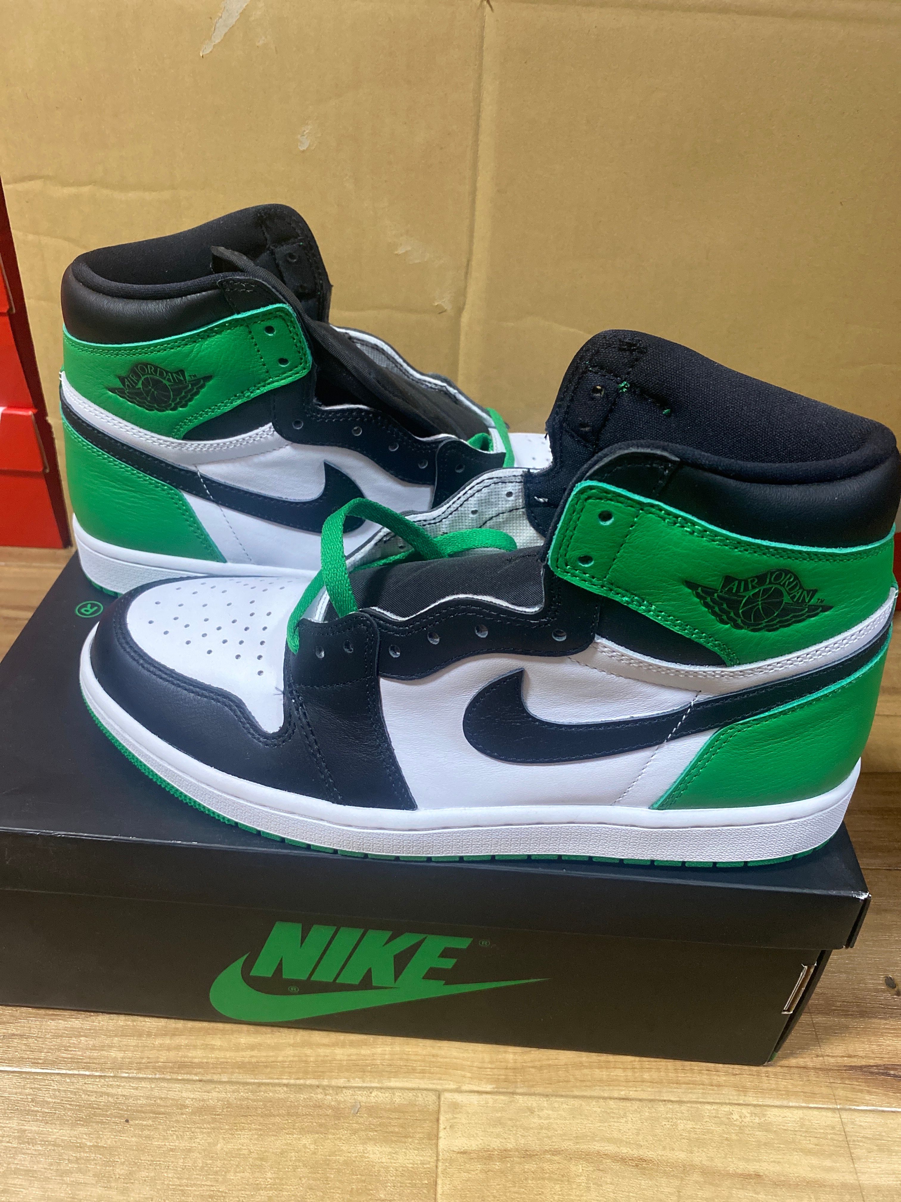 Nike Air Jordan 1 Retro High OG "Celtics/Black and Lucky Green" (2023)