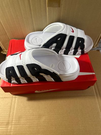 Nike Air More Uptempo Slide "White and Black"