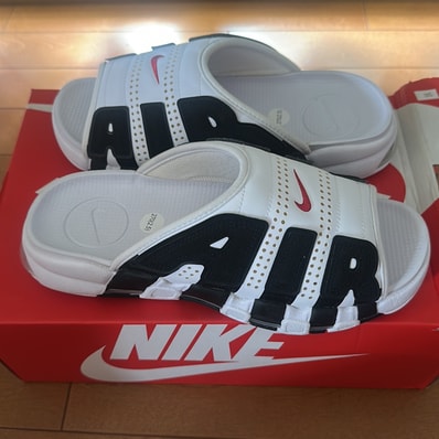 Nike Air More Uptempo Slide "White and Black"