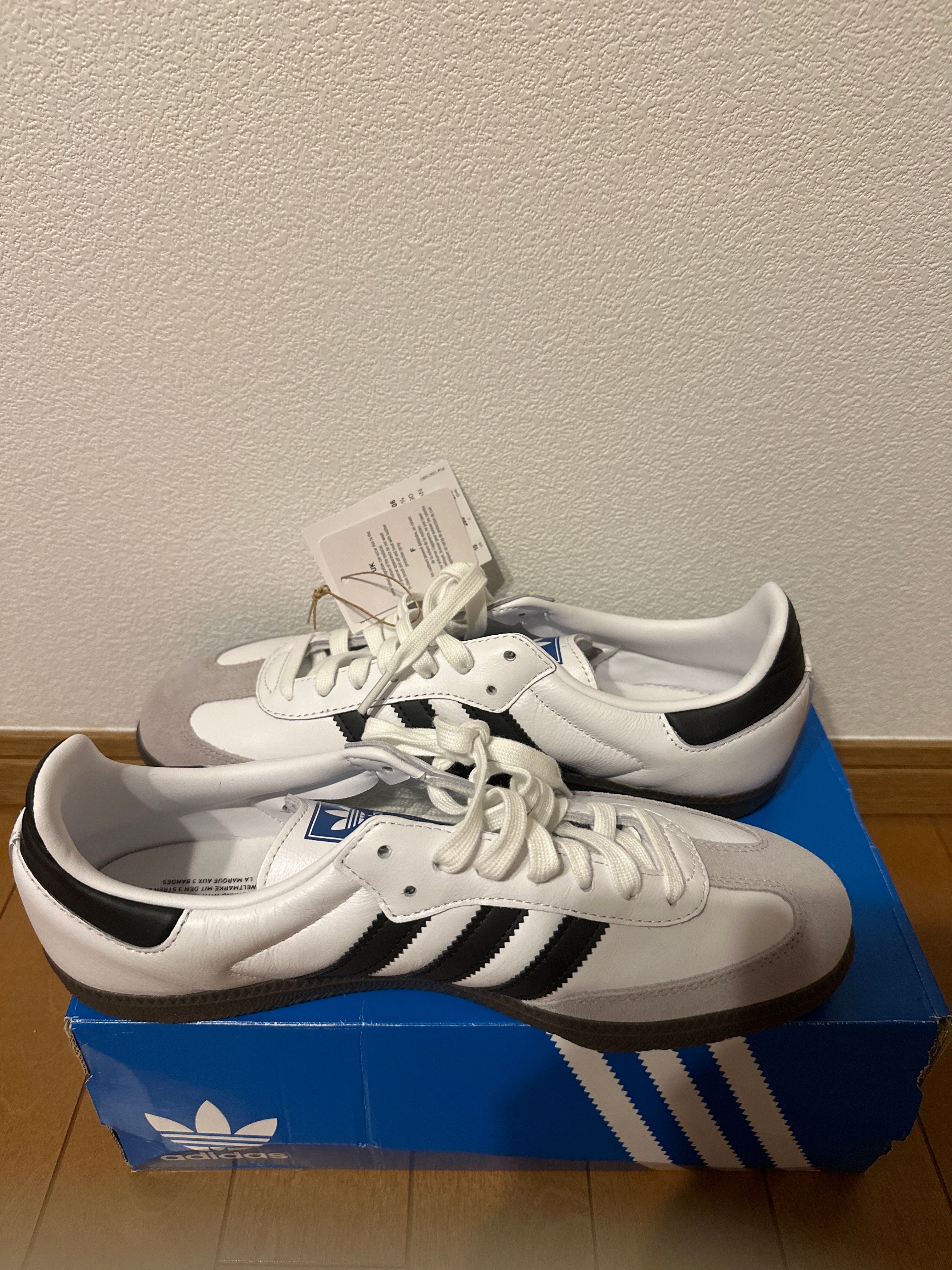 adidas Samba OG "Cloud White/Core Black/Clear Granite"