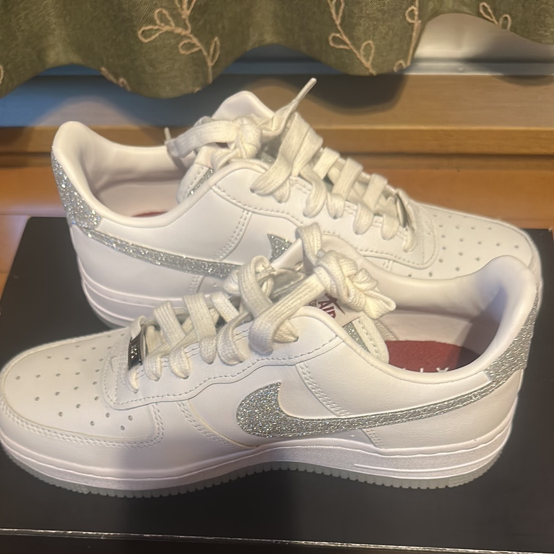 Nike Women's Air Force 1 '07 LX "White/Cool Grey/Multi Color"
