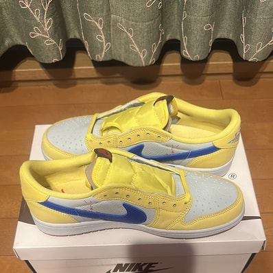 Travis Scott × Nike Women's Air Jordan 1 Retro Low OG "Canary"