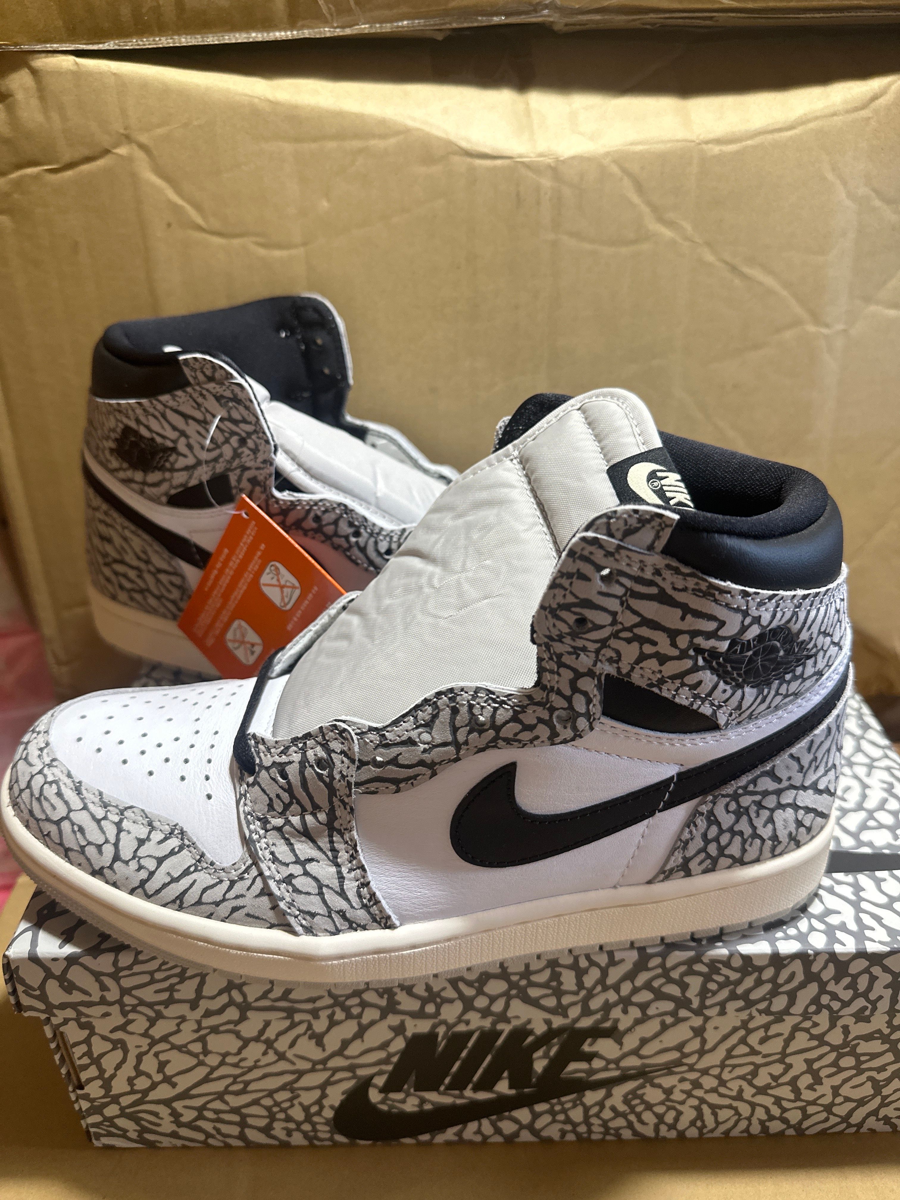 Nike Air Jordan 1 High OG "White Cement/Safari"