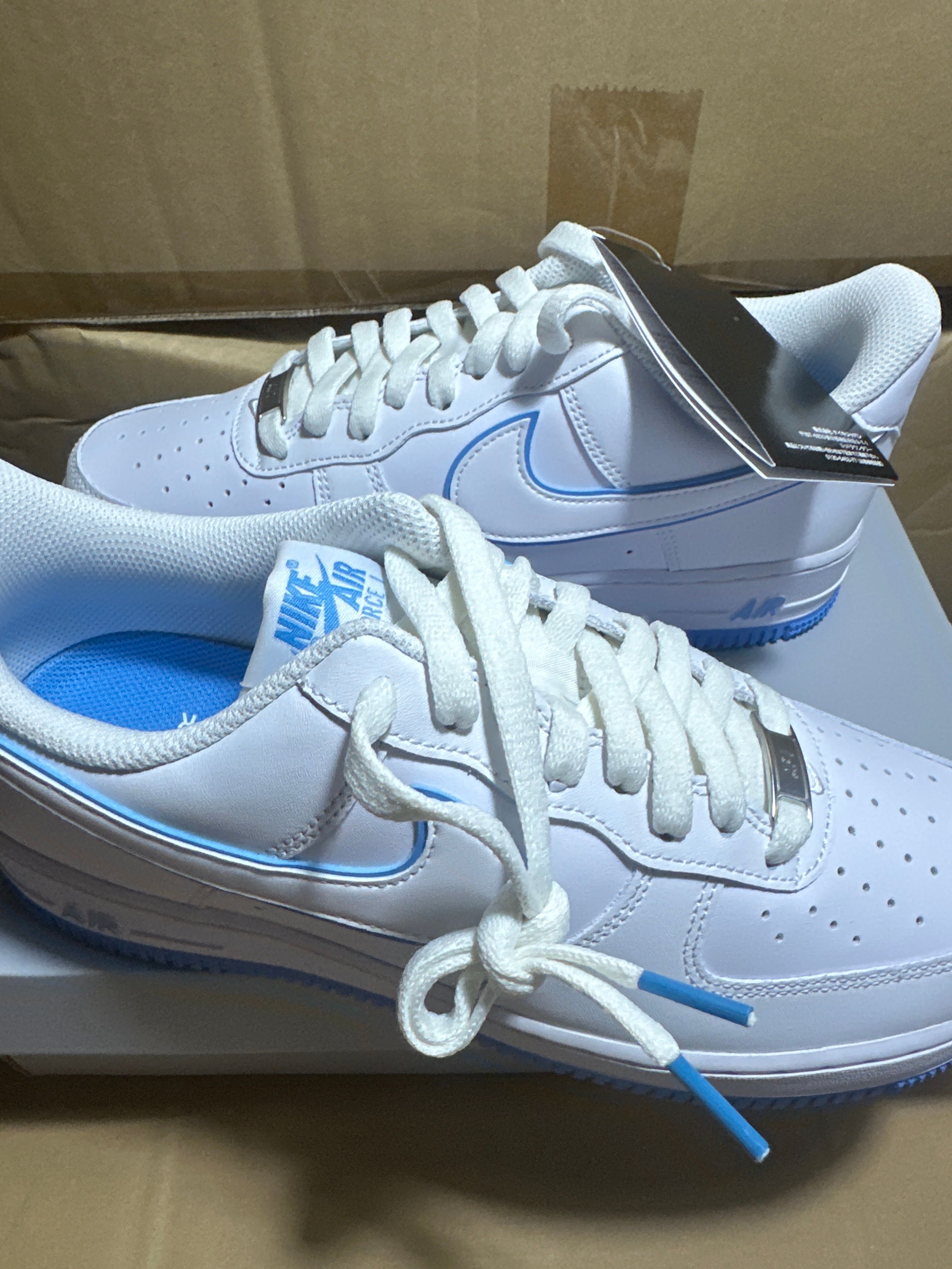 Nike Air Force 1 Low "White and University Blue"