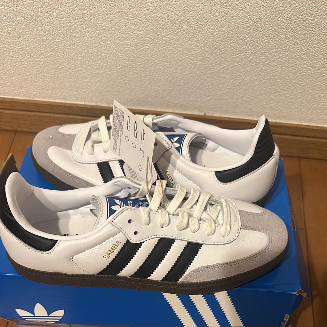 adidas Samba OG "Cloud White/Core Black/Clear Granite"