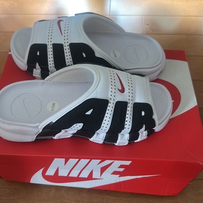 Nike Air More Uptempo Slide "White and Black"
