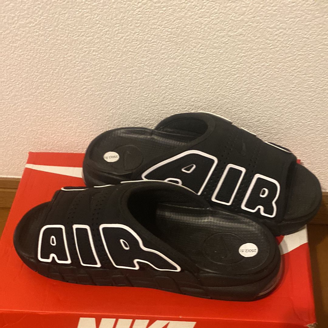 Nike Air More Uptempo Slide "Black" (DV2132-001/DV2137-001)