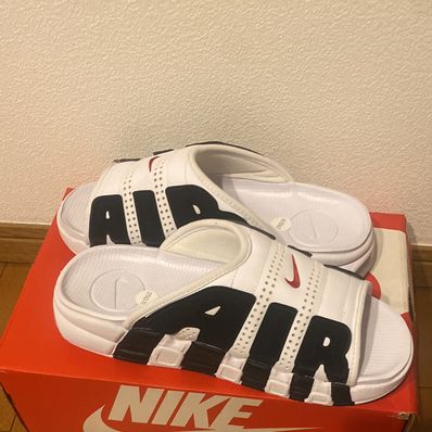 Nike Air More Uptempo Slide "White and Black"