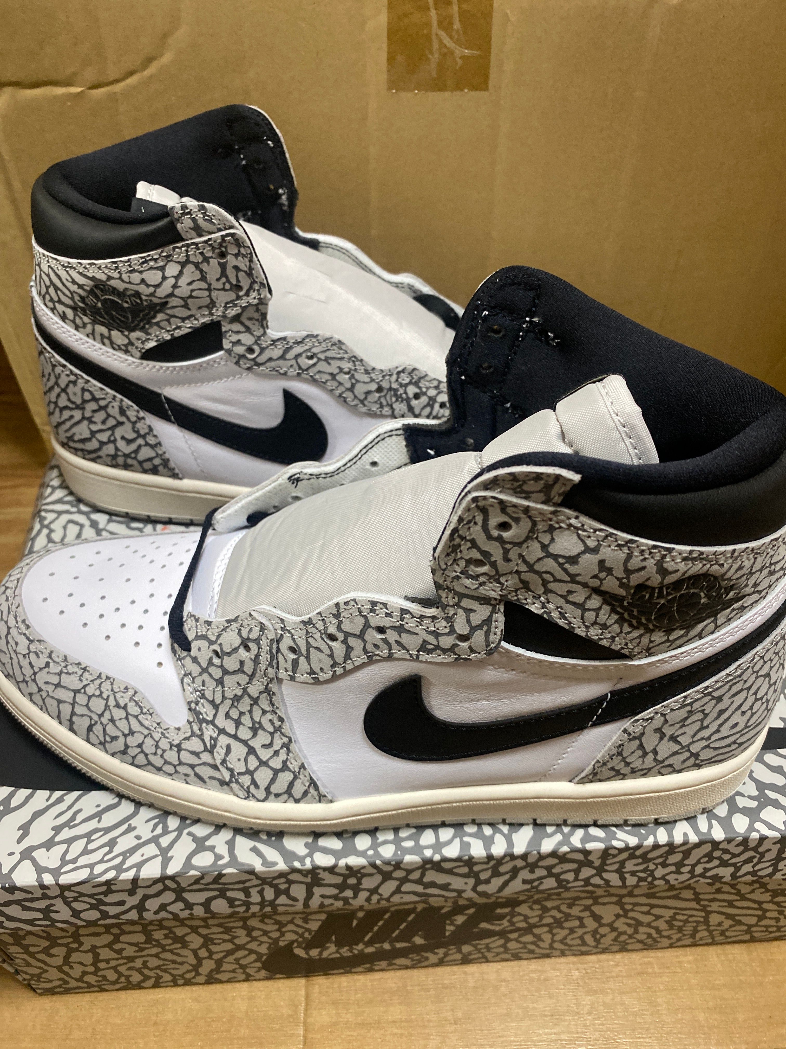 Nike Air Jordan 1 High OG "White Cement/Safari"