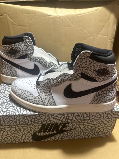 Nike Air Jordan 1 High OG "White Cement/Safari"