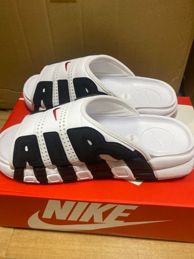 Nike Air More Uptempo Slide "White and Black"