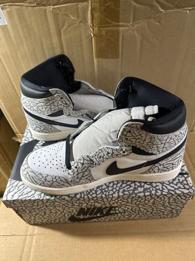 Nike Air Jordan 1 High OG "White Cement/Safari"