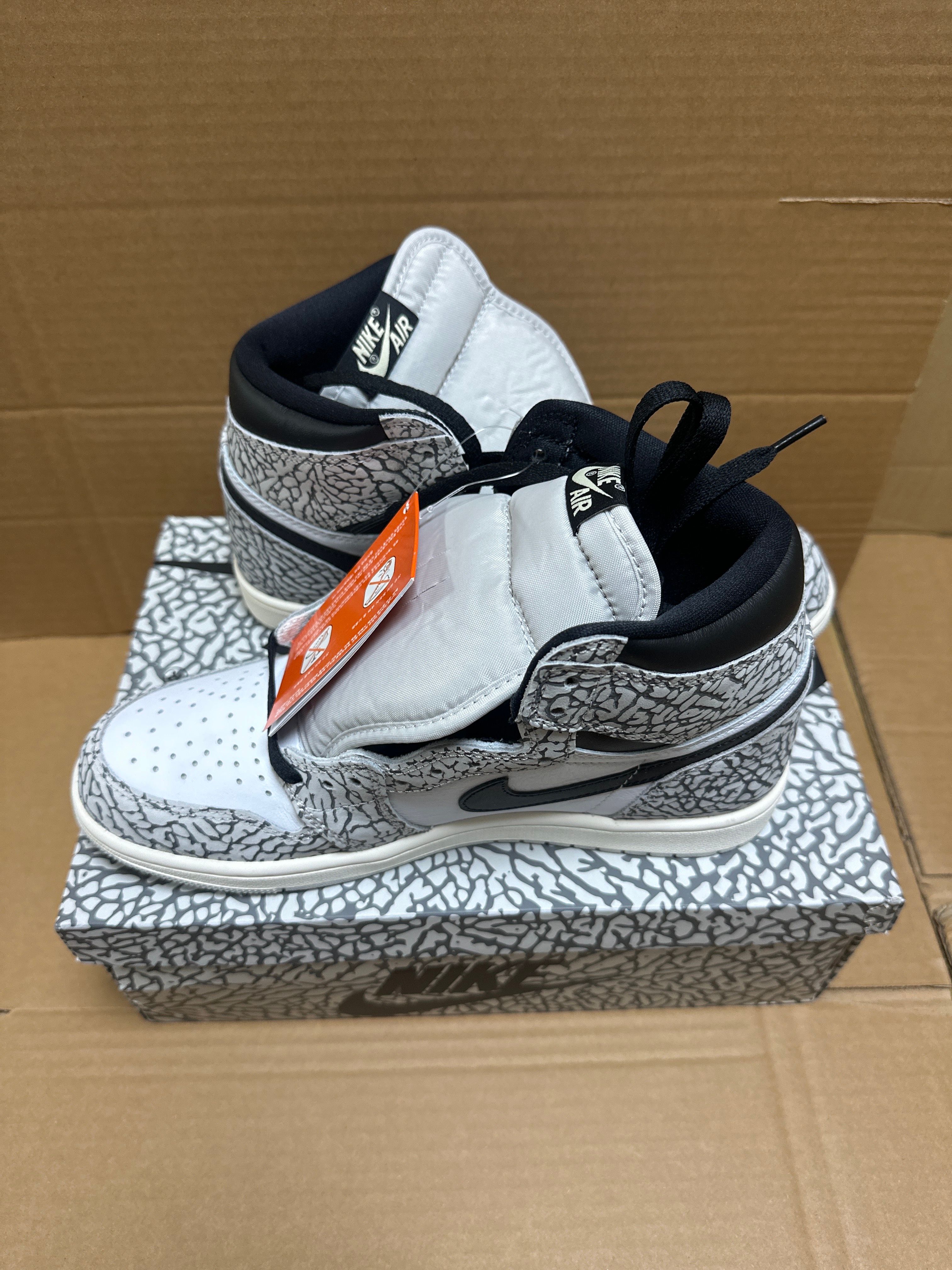 Nike Air Jordan 1 High OG "White Cement/Safari"