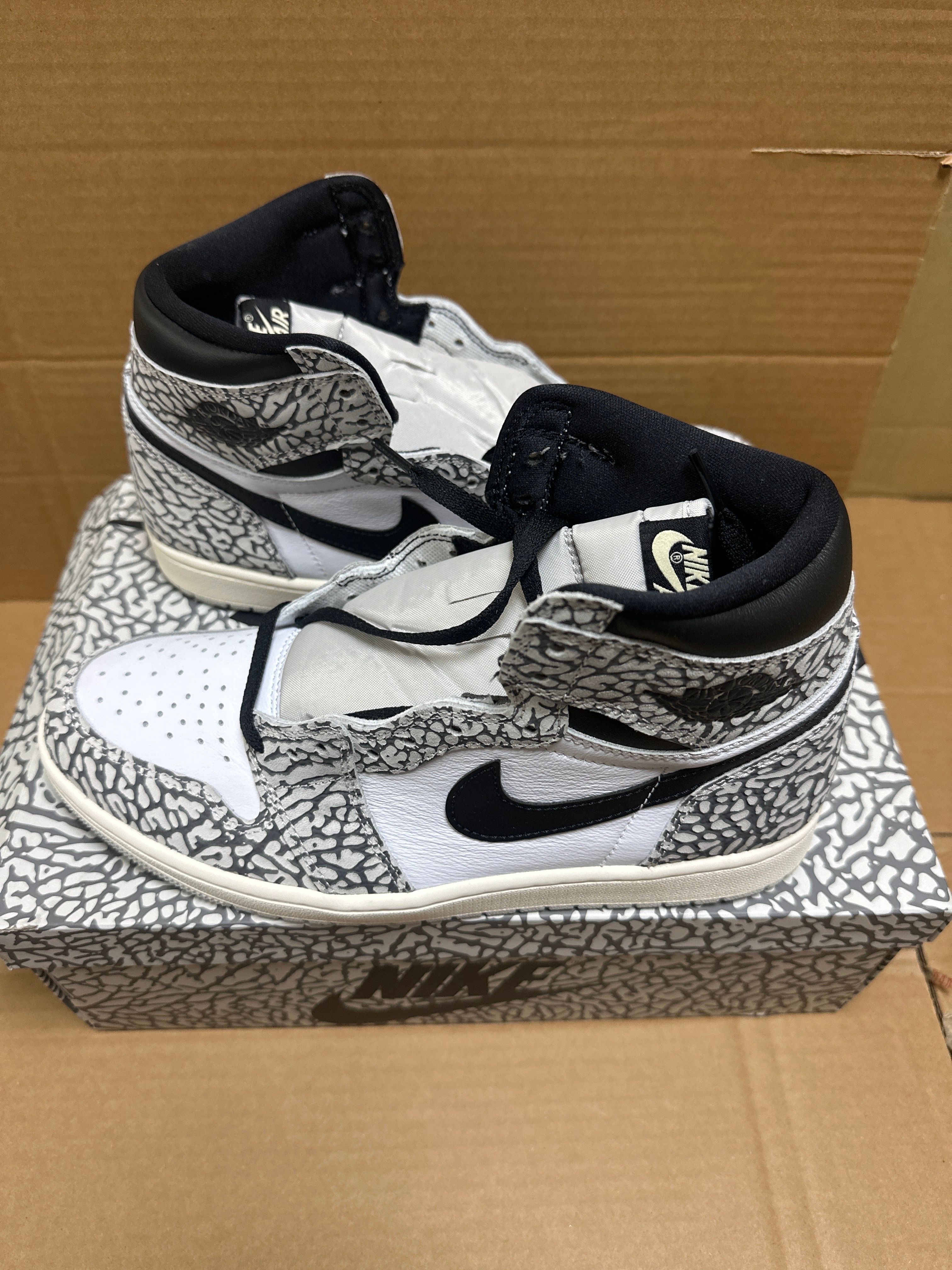 Nike Air Jordan 1 High OG "White Cement/Safari"