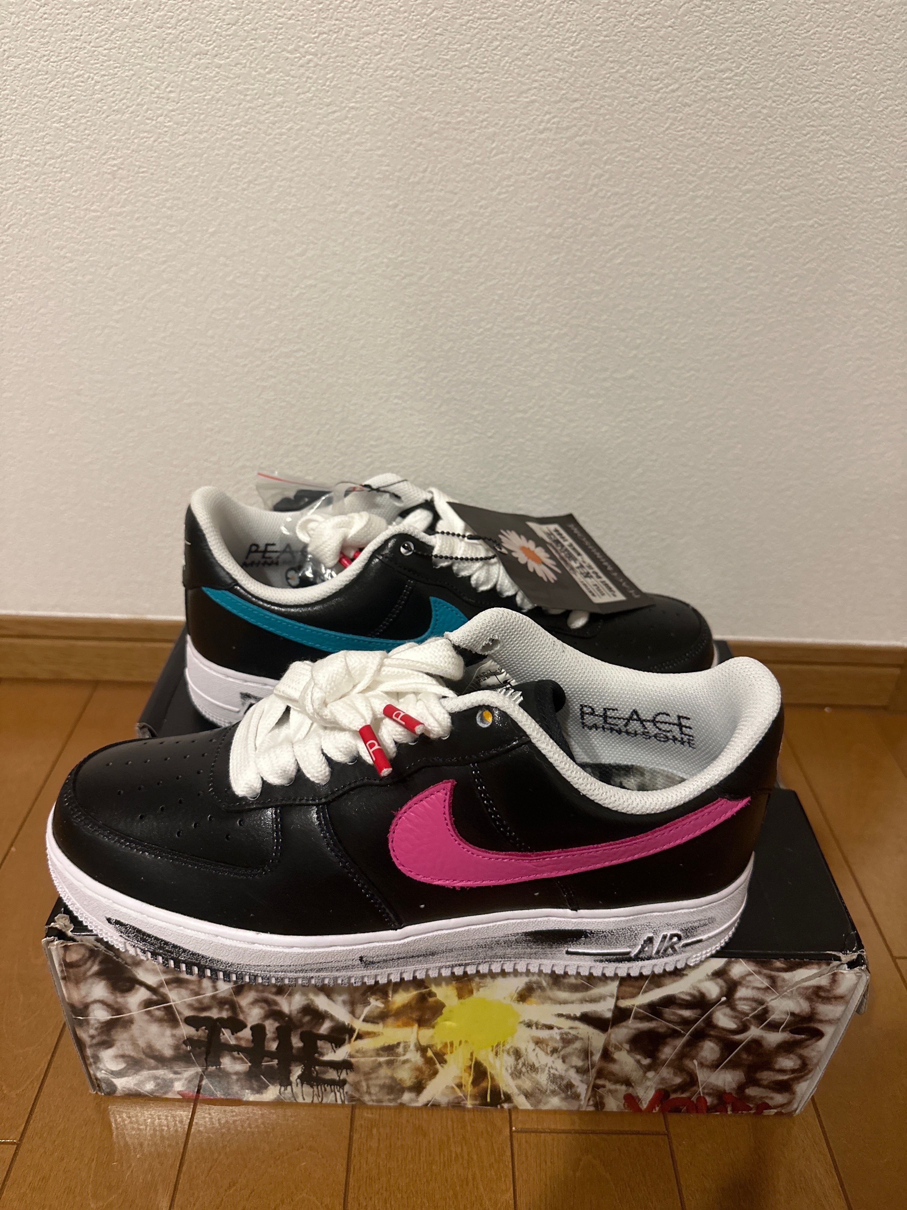 PEACEMINUSONE × Nike Air Force 1 Low '07 Para-Noise 3.0 "Black and Multi-Color" / G-DRAGON