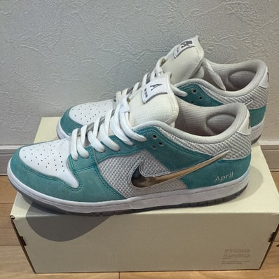 APRIL SKATEBOARDS × Nike SB Dunk Low Pro QS "White and Multi-Color"