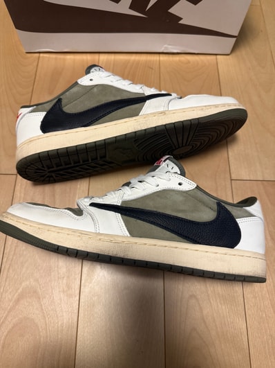 Travis Scott × Nike Air Jordan 1 Low OG SP "Reverse Olive"