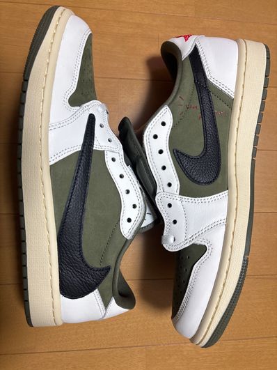 Travis Scott × Nike Air Jordan 1 Low OG SP "Reverse Olive"