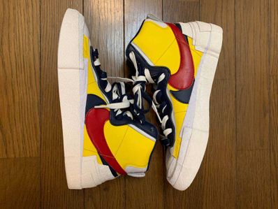 sacai × Nike Blazer Mid "Varsity Maize/Varsity Red"