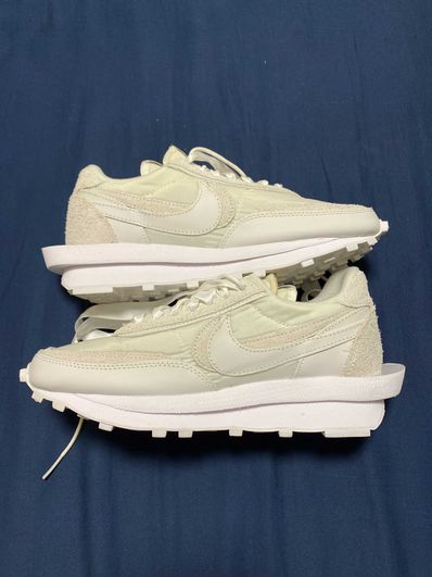 sacai × Nike LDV Waffle "Triple White"