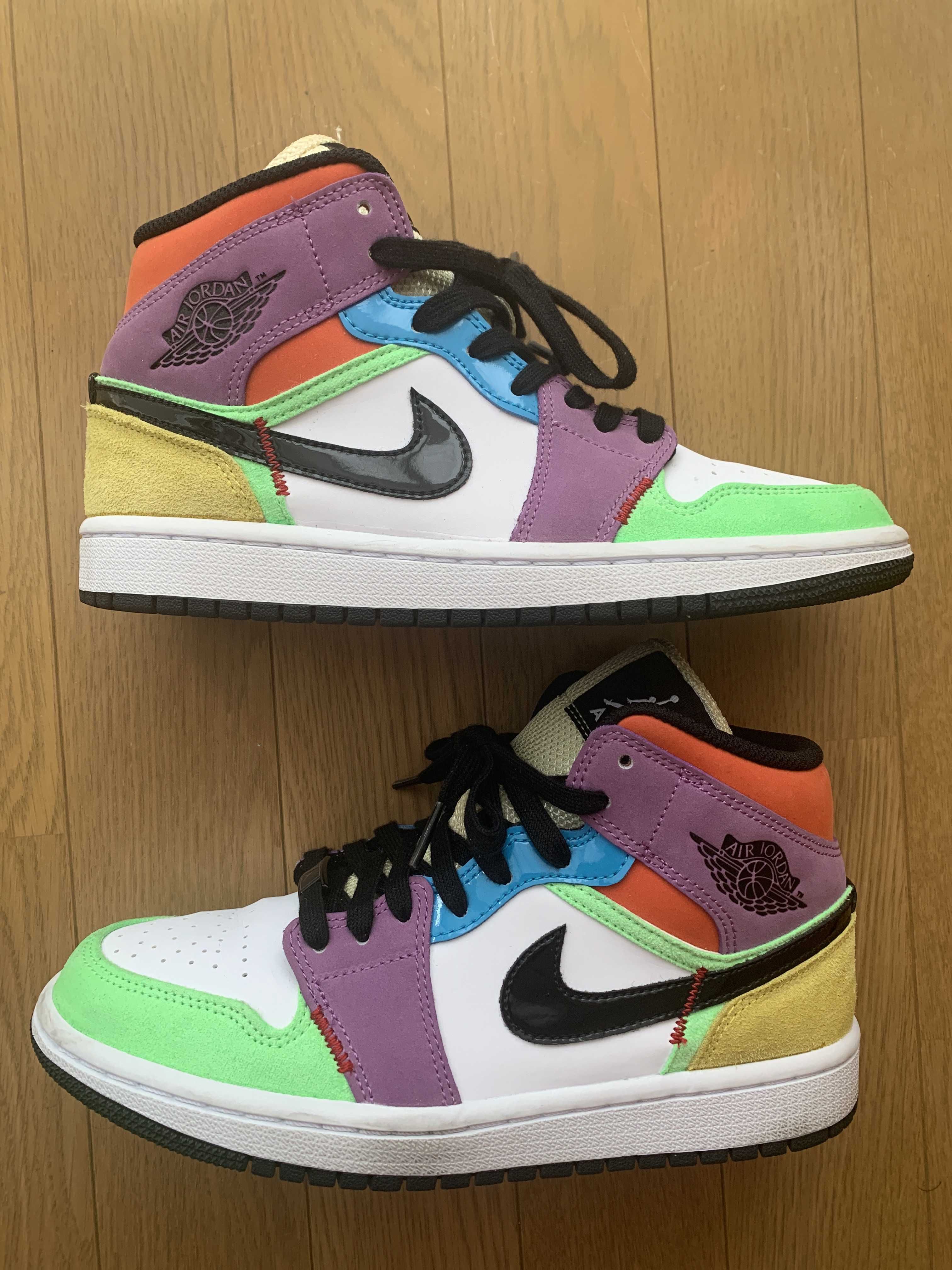 Nike Women's Air Jordan 1 Mid "Multi Color"