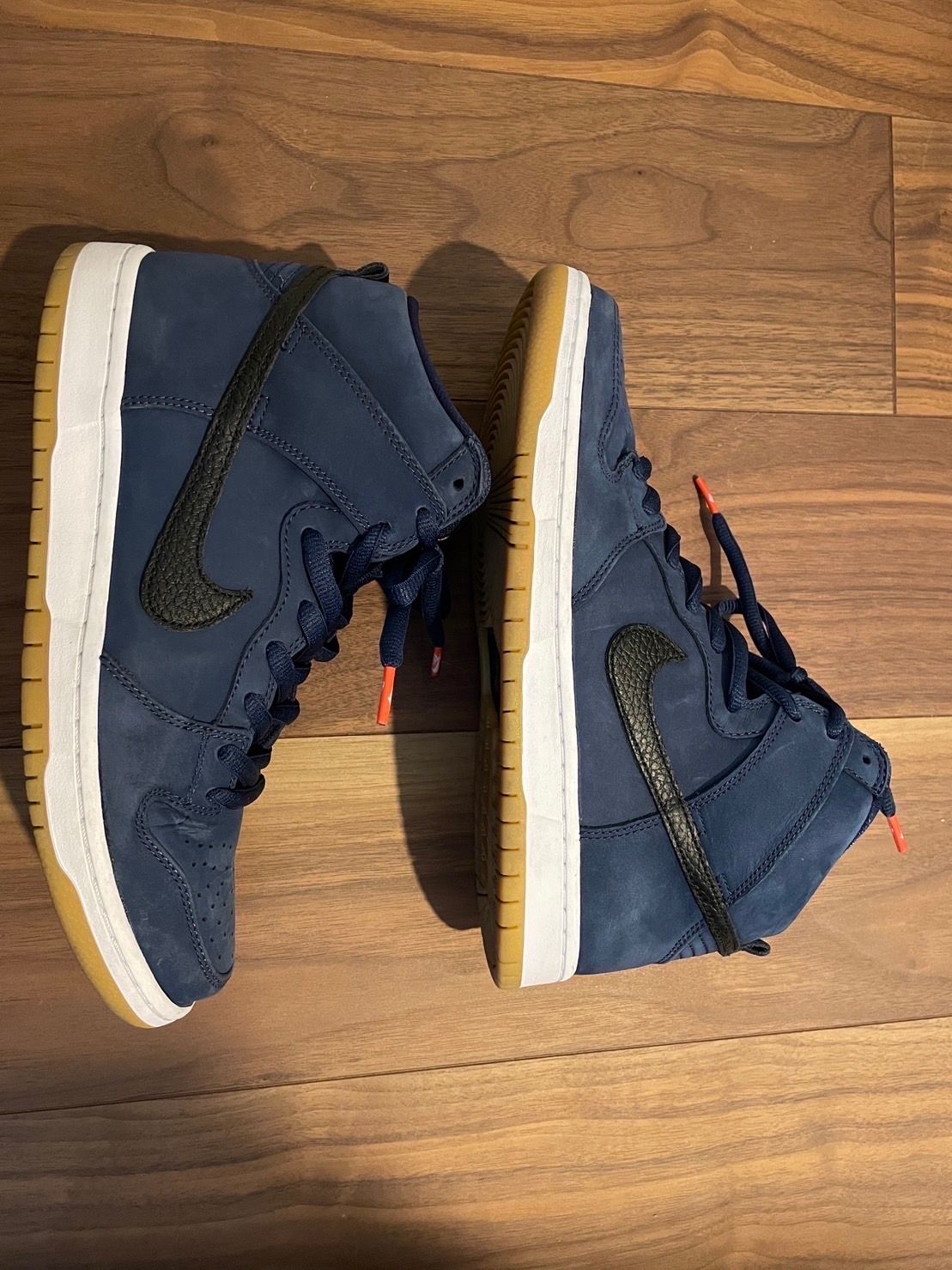 Nike SB Dunk High Orange Label "Obsidian/Black Light Gum Brown"